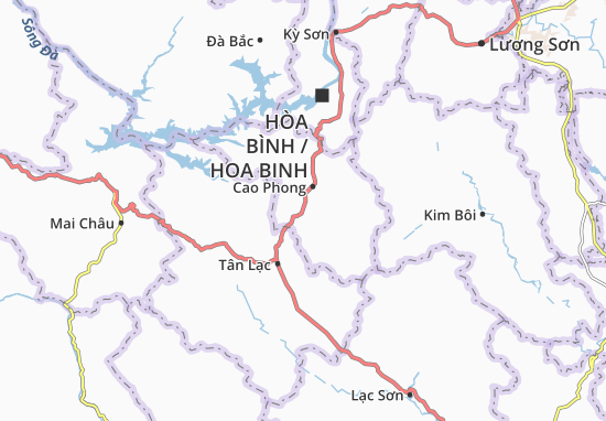 Karte Stadtplan Tây Phong
