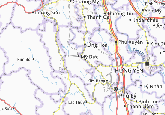 Kaart Plattegrond Hòa Nam