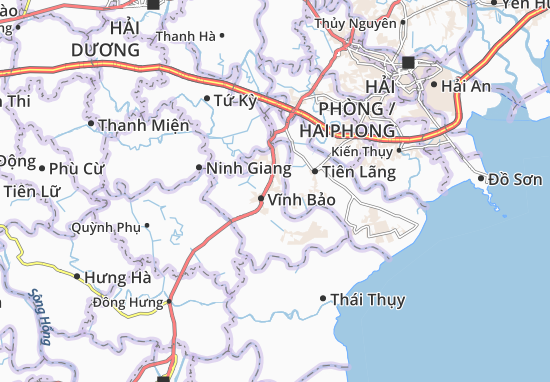 Karte Stadtplan Tân Liên