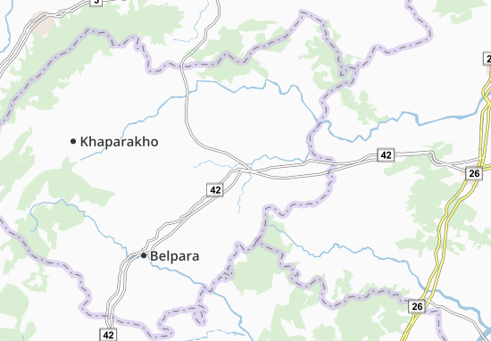 Kaart Plattegrond Patnagarh