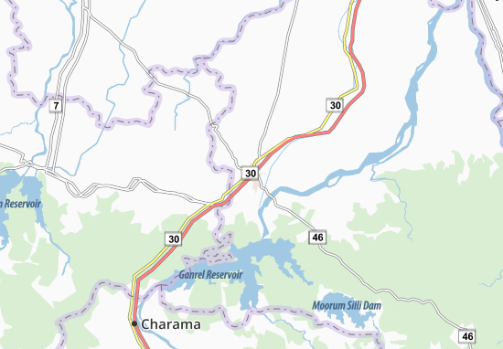 Karte Stadtplan Dhamtari