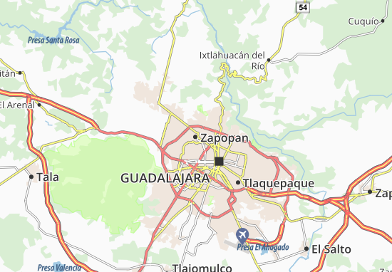 Zapopan Map