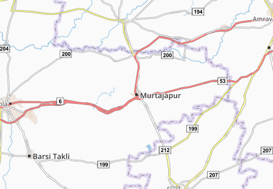 Karte Stadtplan Murtajapur