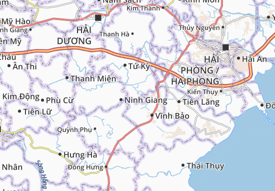 Kaart Plattegrond Hà Thanh
