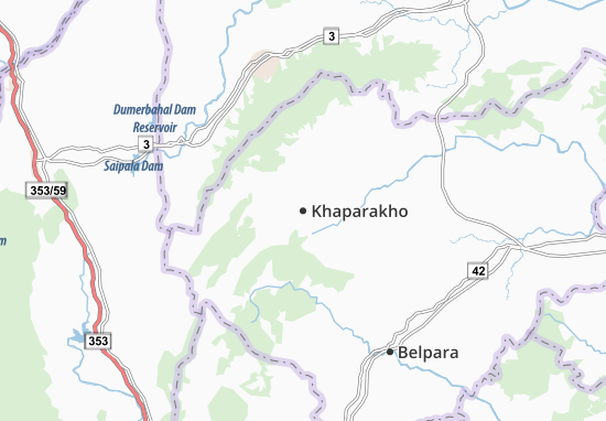 Kaart Plattegrond Khaparakho