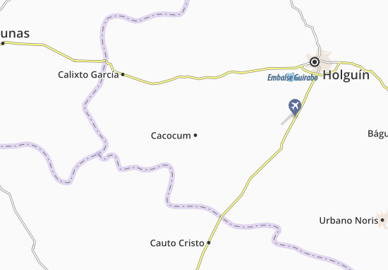 Kaart Plattegrond Cacocum