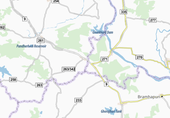 Mapa Bhiwapur