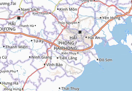 Kaart Plattegrond Thái Sơn