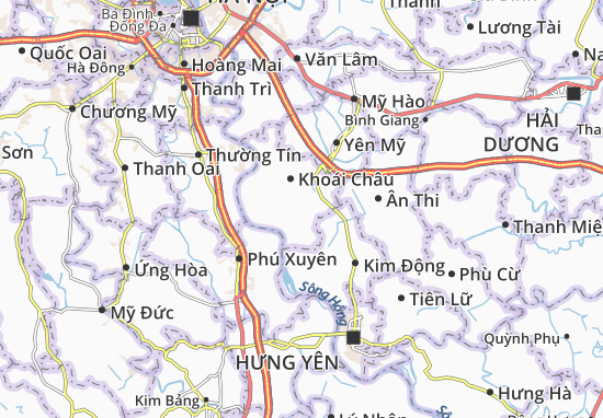 Kaart Plattegrond Phùng Hưng