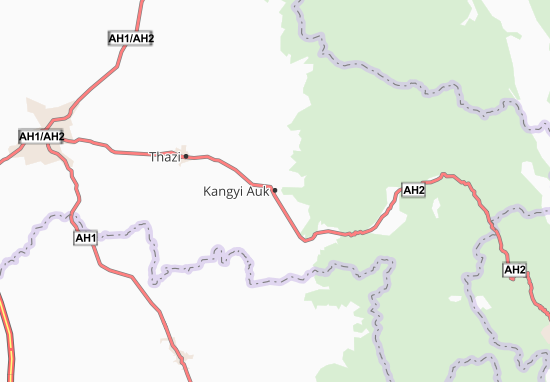 Karte Stadtplan Kangyi Auk