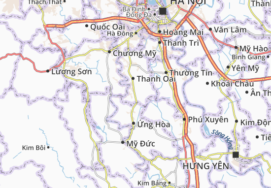 Karte Stadtplan Dân Hòa