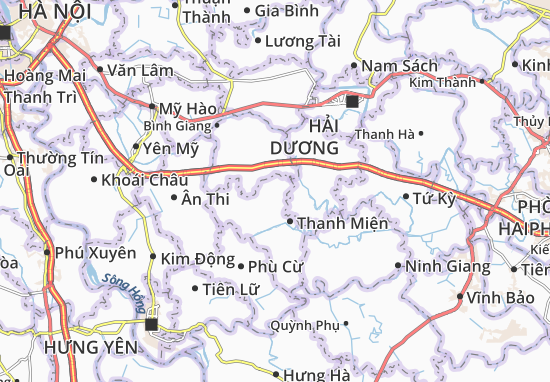 Karte Stadtplan Đoàn Tùng