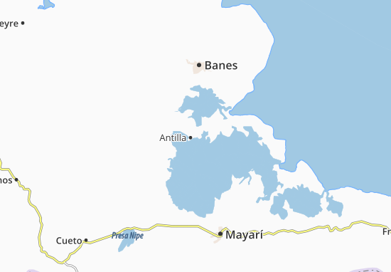 Carte-Plan Antilla