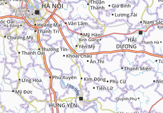 Karte Stadtplan Xuân Trúc