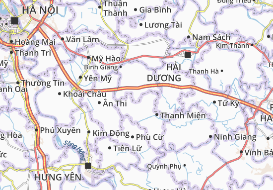 Bình Xuyên Map