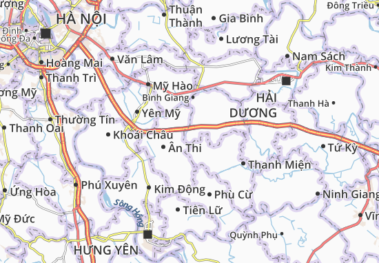 Kaart Plattegrond Thái Dương