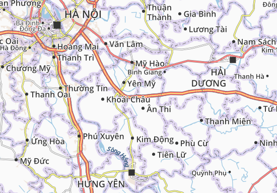 Karte Stadtplan Vân Du