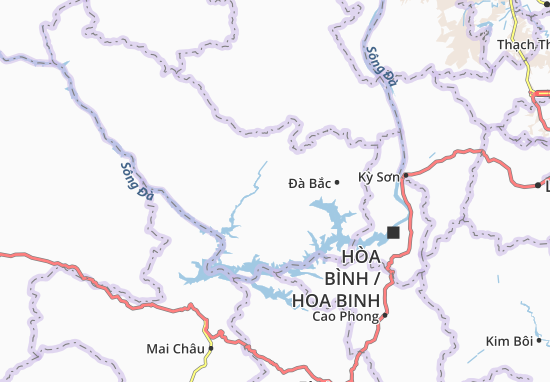 Kaart Plattegrond Cao Sơn