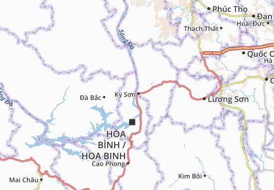 Karte Stadtplan Trung Minh