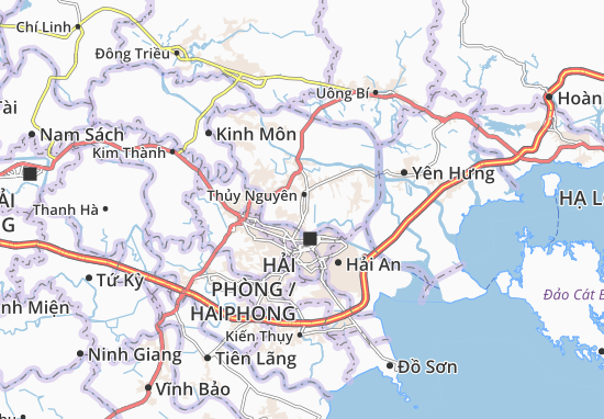 Karte Stadtplan Tân Dương