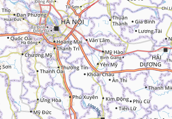 Karte Stadtplan Hoàn Long