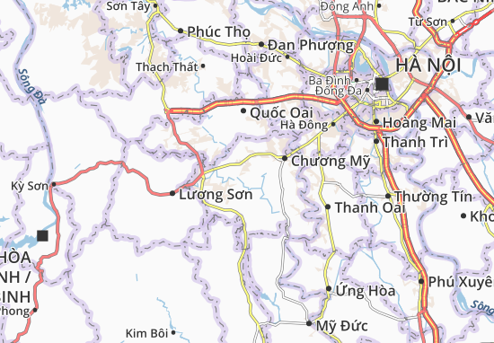 Trung Hòa Map