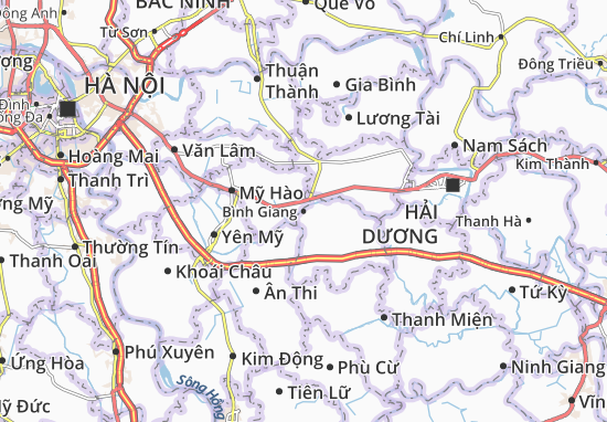 Karte Stadtplan Bình Giang