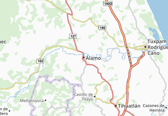 Kaart Plattegrond Álamo