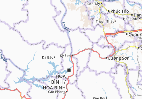 Kaart Plattegrond Yên Mông