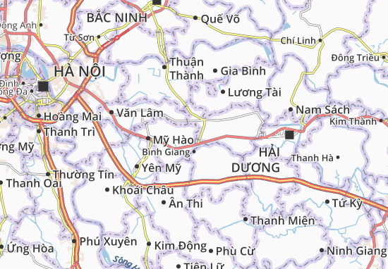 Kaart Plattegrond Hòa Phong