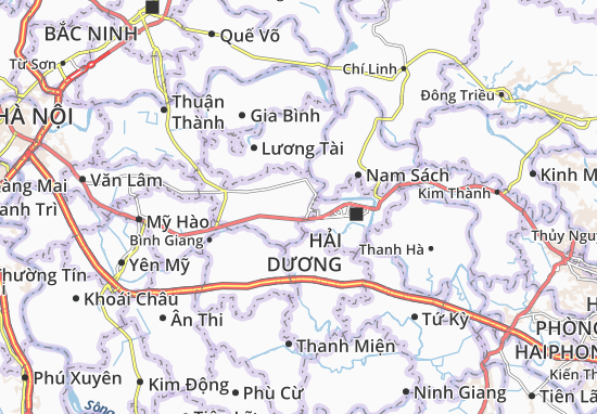 Kaart Plattegrond Cao An