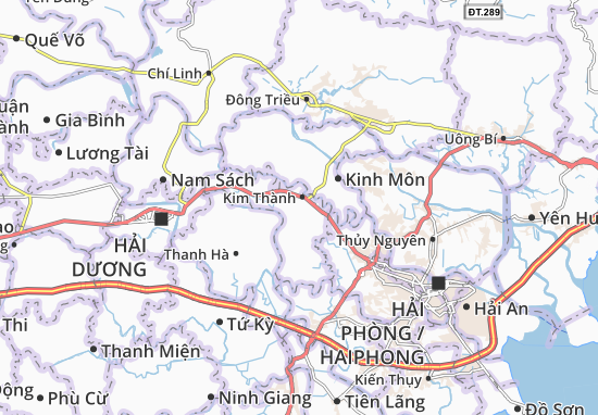 Karte Stadtplan Kim Anh
