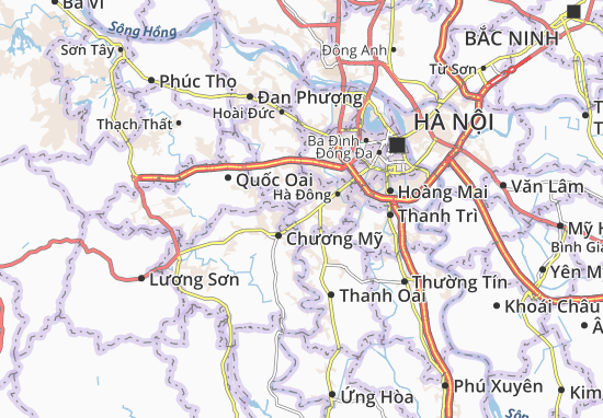Kaart Plattegrond Yên Nghĩa