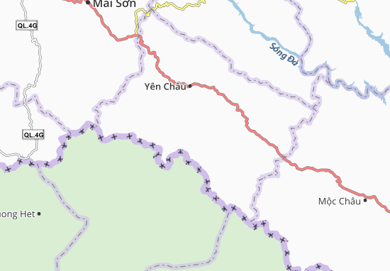 Kaart Plattegrond Phiêng Khoài