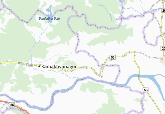 Sukinda Khas Map