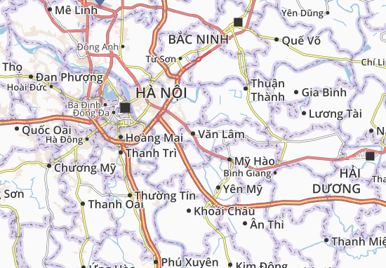 Karte Stadtplan Văn Lâm