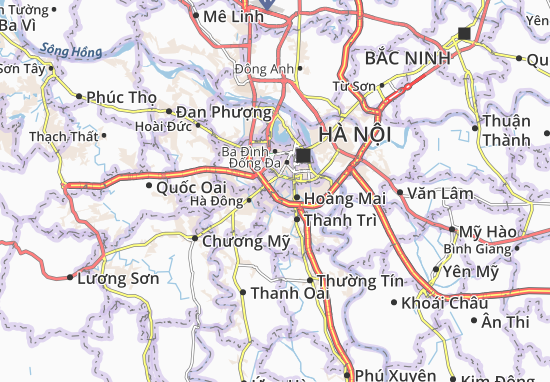 Karte Stadtplan Kim Giang