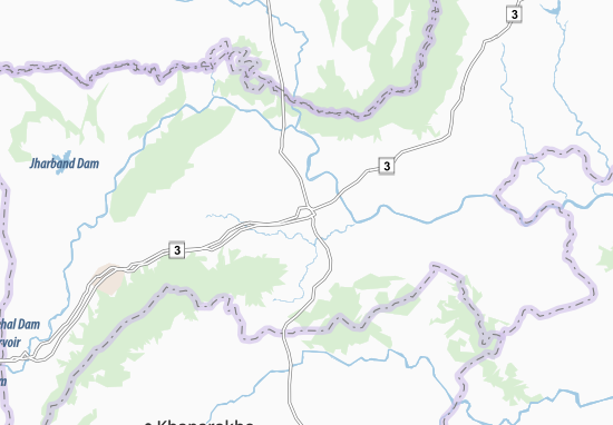Karte Stadtplan Padampur
