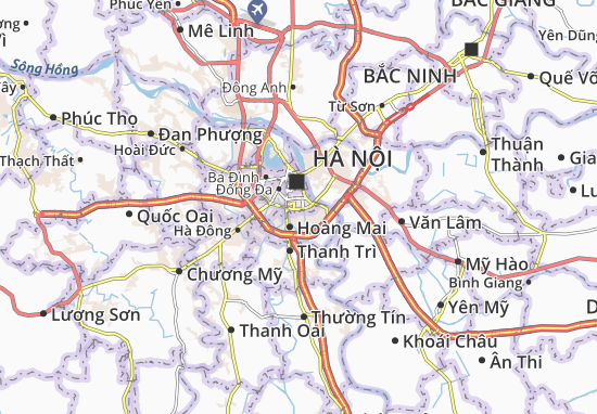 Kaart Plattegrond Quỳnh Lôi