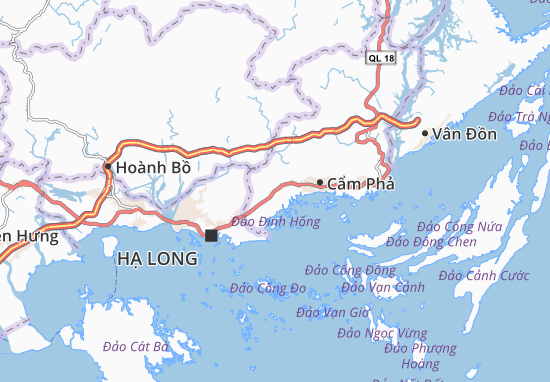 Kaart Plattegrond Quang Hanh