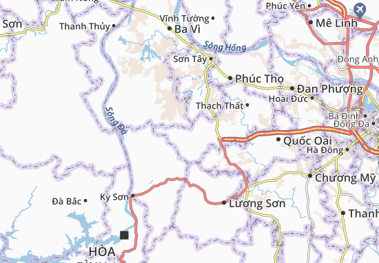 Kaart Plattegrond Yên Bình