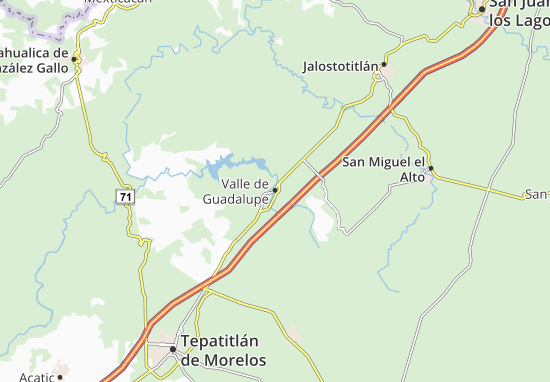 Valle de Guadalupe Map