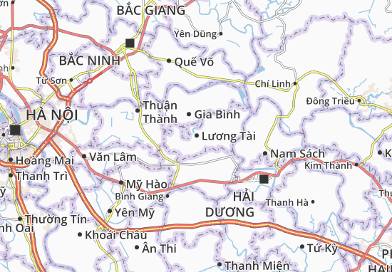Kaart Plattegrond Lương Tài