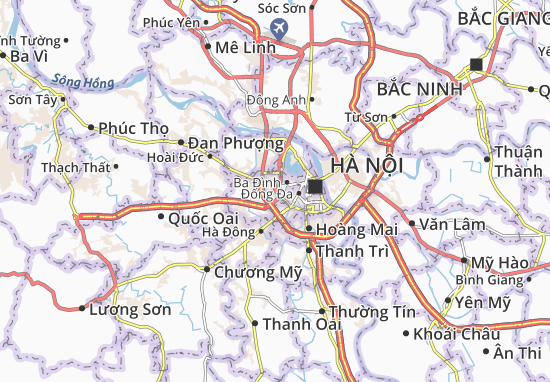 Yên Hòa Map