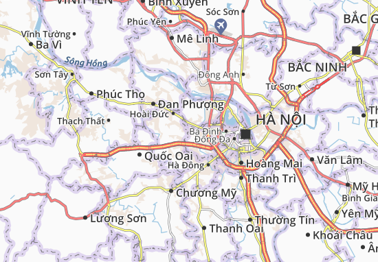 Karte Stadtplan Xuân Phương