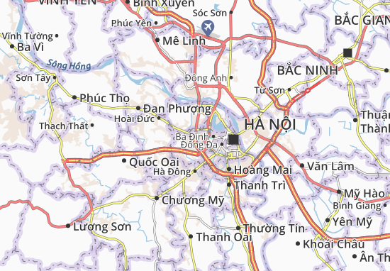 Karte Stadtplan Mai Dịch
