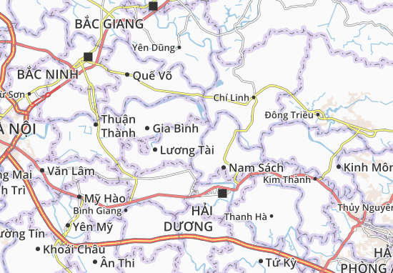 Karte Stadtplan Trung Kênh