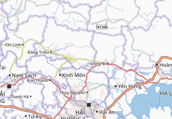 Karte Stadtplan Hồng Thái Tây