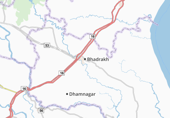 Bhadrakh Map