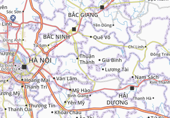 Karte Stadtplan Mão Điền
